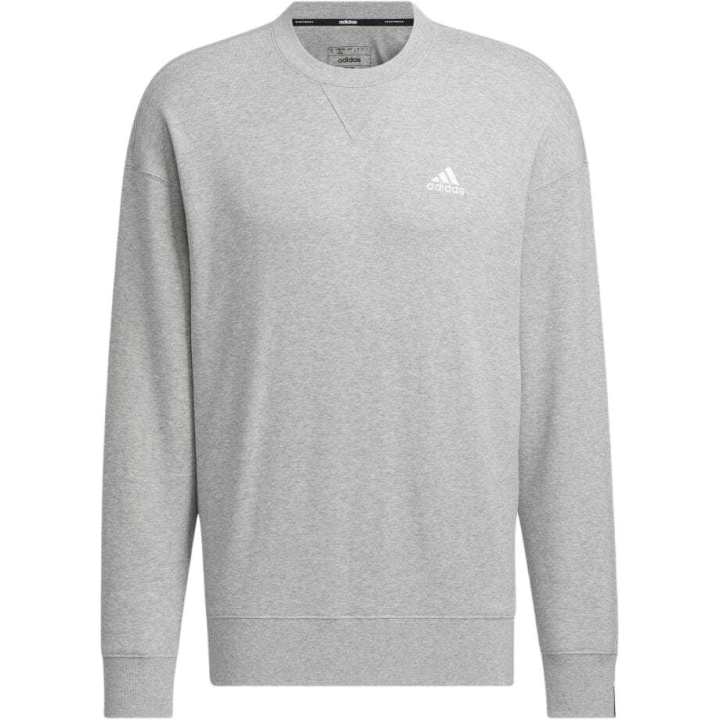 Adidas Adidas Sweatshirts Men's Gray Crew Neck Moderate Regular