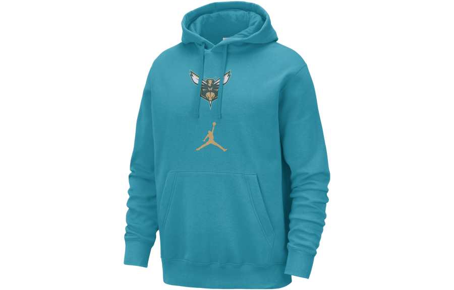 Jordan Jordan Charlotte Hornets Club Fleece City Edition Sweatshirt City Edition, Charlotte Hornets Men's Blue
