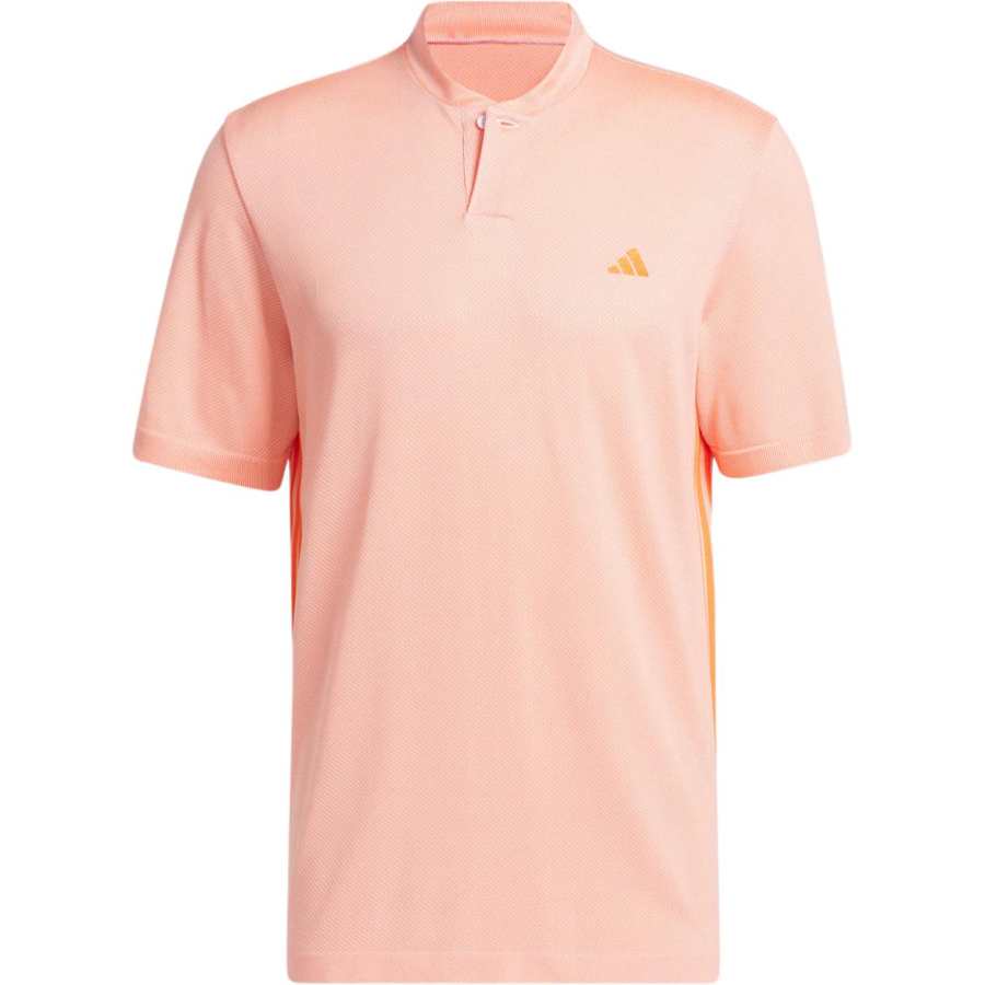Adidas Adidas Polo Shirts Men's Half Impact Orange Polo Collar Moderate Straight Fit
