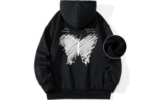 FREO3N Sweatshirts Unisex Hooded Thickened Regular