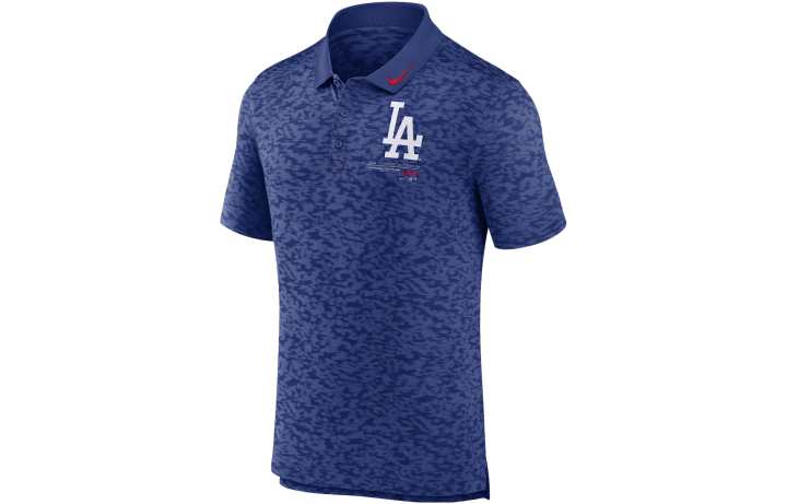Nike Nike Polo Shirts Men's Blue Polo Collar Moderate Straight Fit