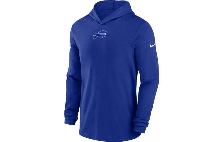 Nike Nike X NFL Sweatshirts Men's Blue Hooded Moderate Regular