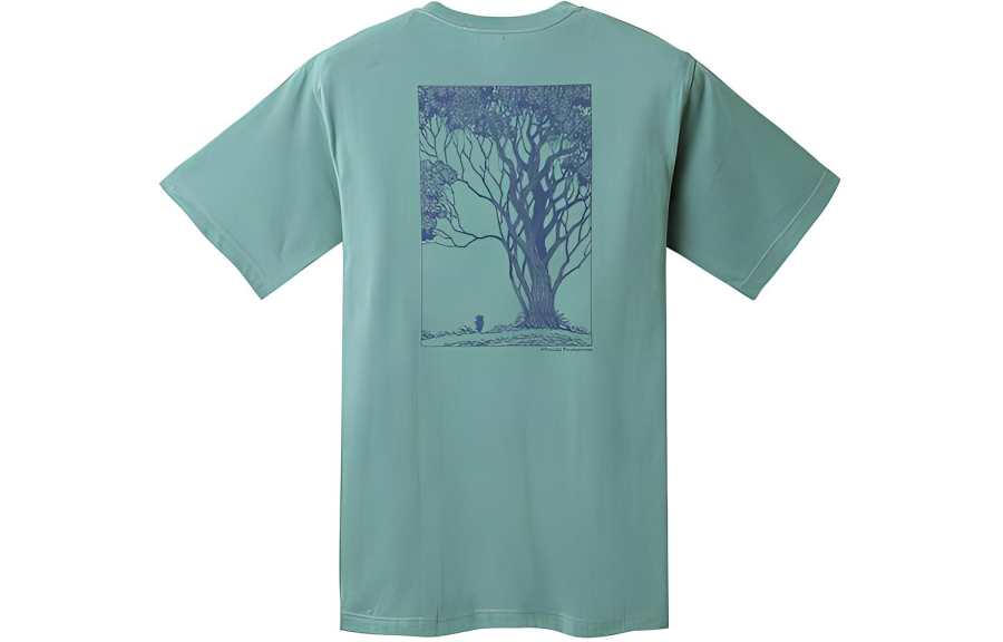 MONTBELL T Shirts Unisex Crew Neck Moderate Straight Fit
