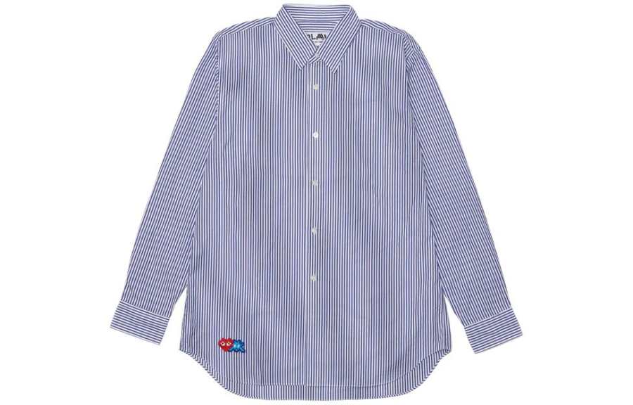 CDG Play CDG Play x INVADER Shirt Men's Blue
