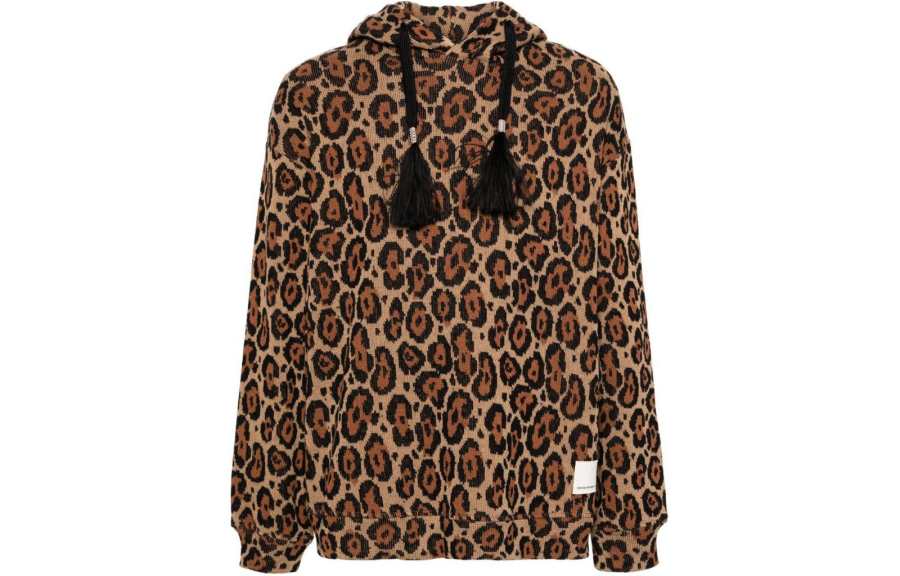 Emporio Armani leopard-print hoodie