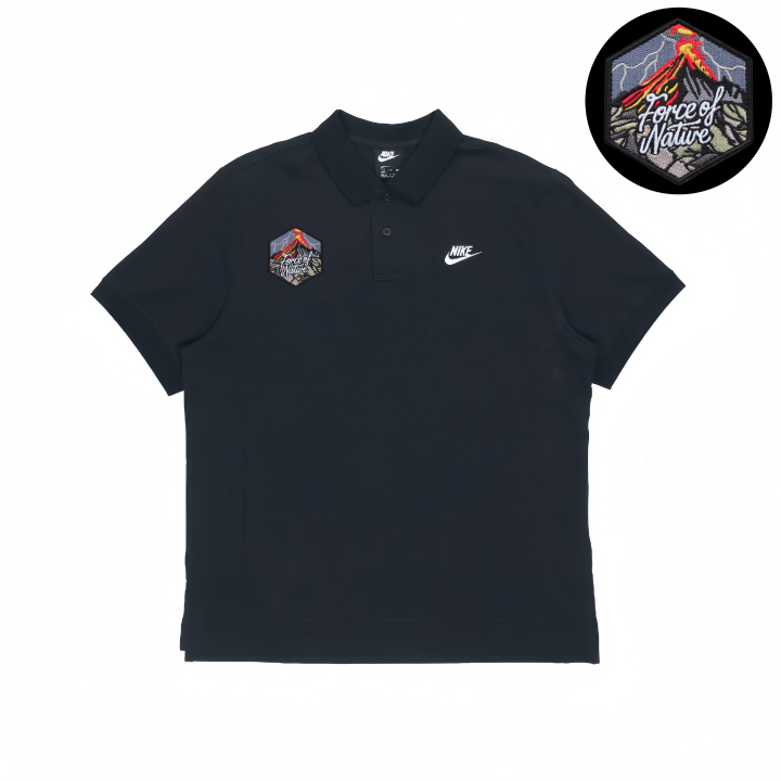 Nike Nike Polo Shirts Unisex Black Polo Collar Moderate Other