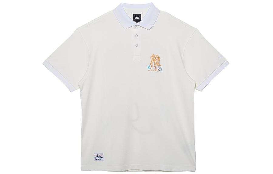 New Era Polo Shirts Unisex White Moderate