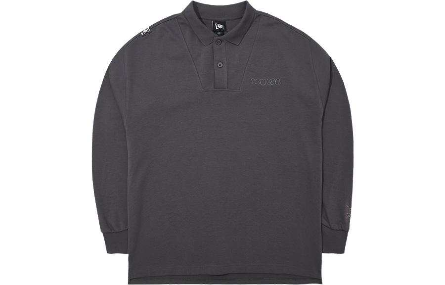 New Era Skateboard Polo Shirt Unisex Gray