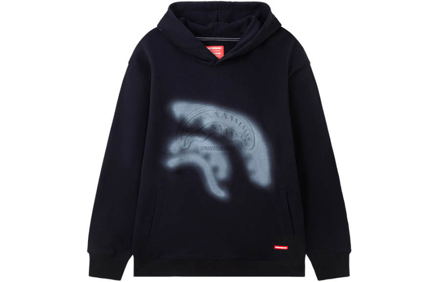 SPRAYGROUND SPRAYGROUND Hooded Pullover Sweatshirt Unisex Black
