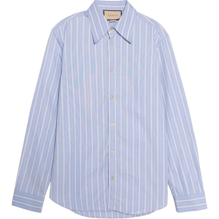 GUCCI FW22 Shirt Men's Light Blue