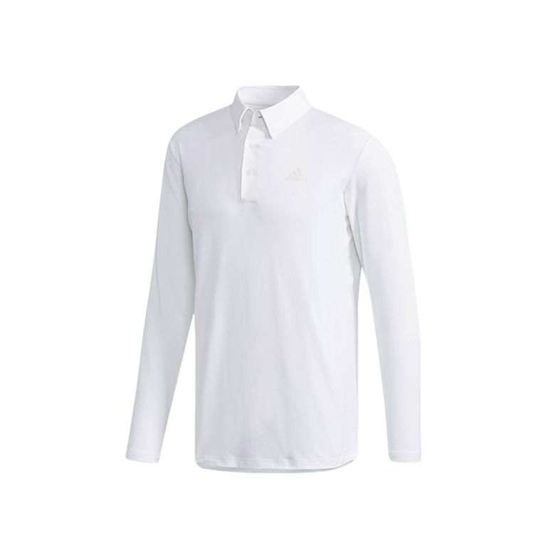 Adidas Adidas Polo Shirts Men's White Polo Collar Moderate Straight Fit
