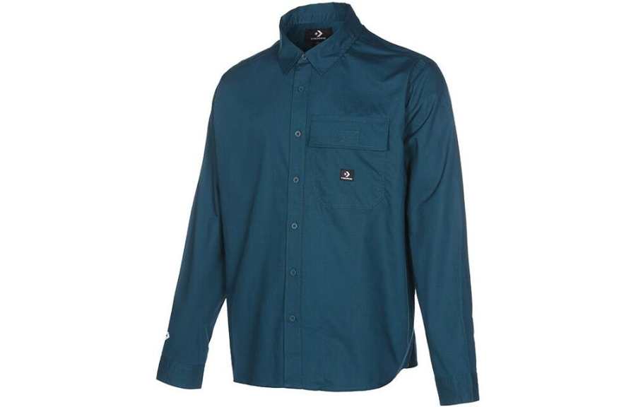 Converse Converse Shirt Men's Peacock Green