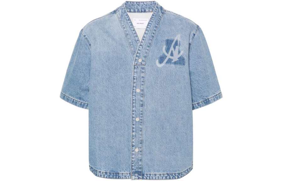 Axel Arigato Logo print Denim Shirt