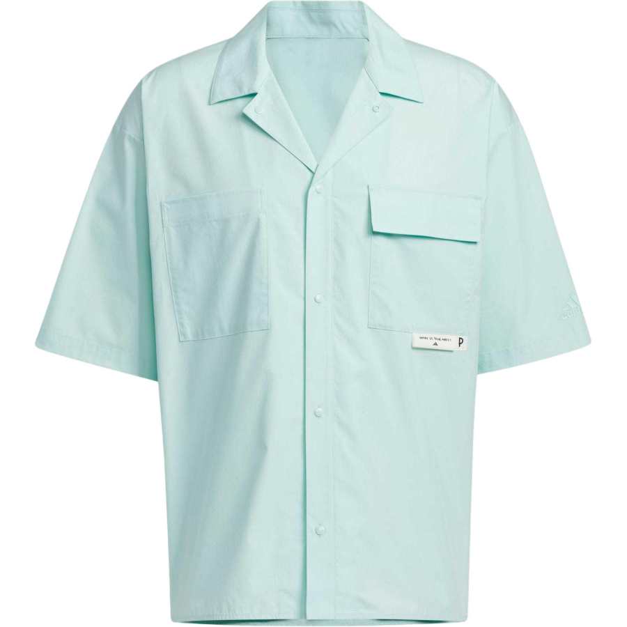 Adidas Adidas GRAPHIC SHORT SLEEVE SHIRT MBTI Shirt Men's Light Cyan