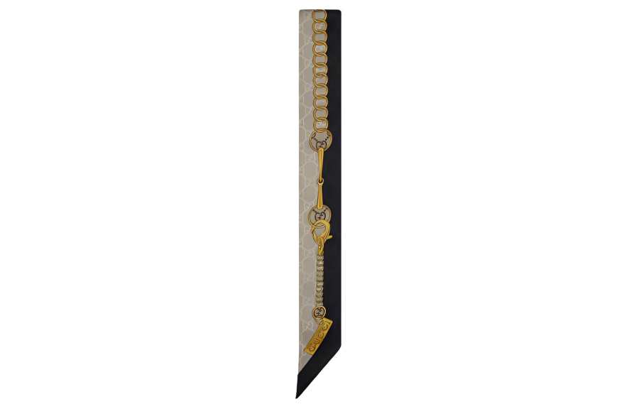 GUCCI Gucci Printed silk twill ribbon