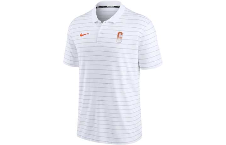 Nike Nike Polo Shirts Men's White Pointed Collar Moderate Straight Fit