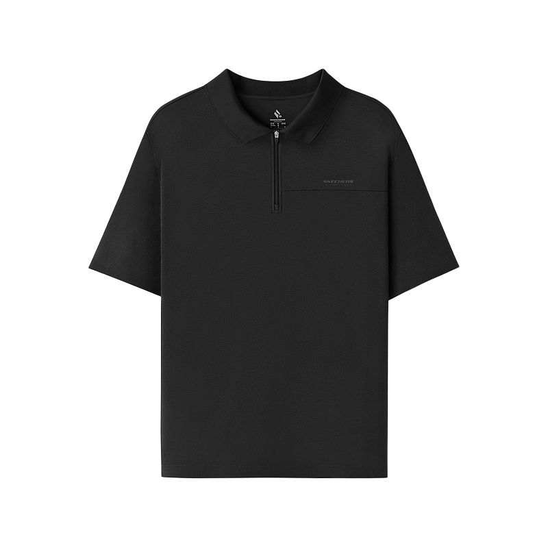 Skechers Polo Shirt Men's Midnight Black