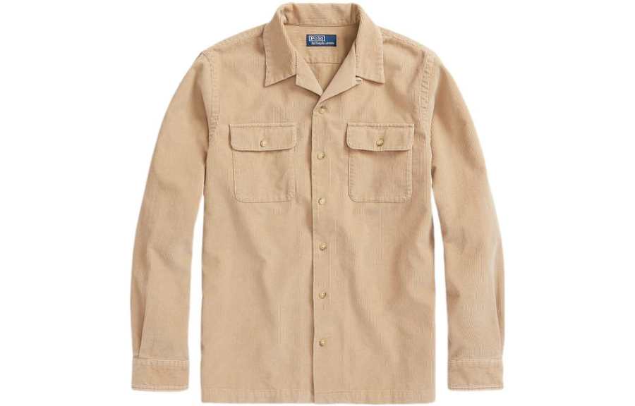 Polo Ralph Lauren FW22 Shirt Classic Version Men's Brown