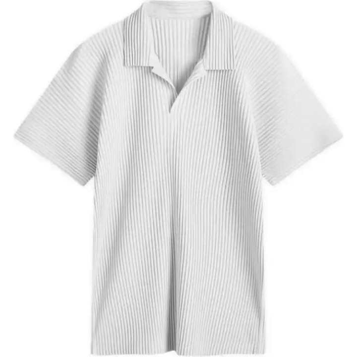 ISSEY MIYAKE Issey Miyake pleated polo shirt