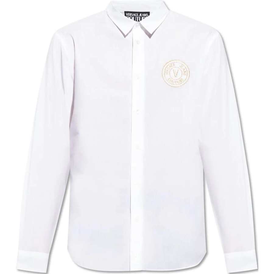 Versace Jeans Couture logo-detail cotton shirt