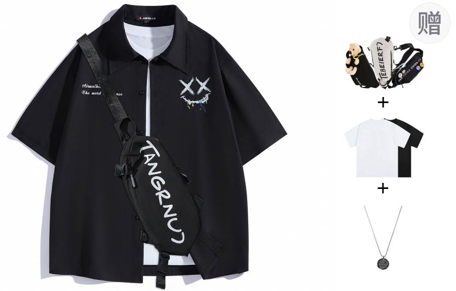 Airwalk Airwalk Shirts Unisex Lapel Thin Other