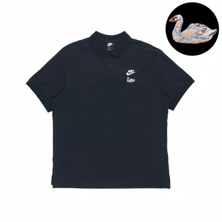 Nike Nike Polo Shirts Unisex Black Polo Collar Moderate