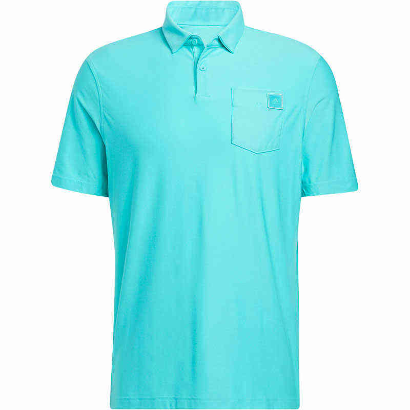 Adidas Adidas Polo Shirts Men's Cyan Polo Collar Moderate Other