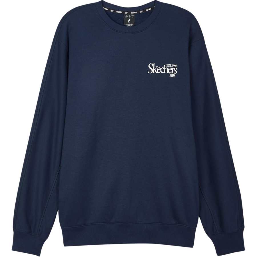 Skechers Sweatshirt Unisex Navy Blue