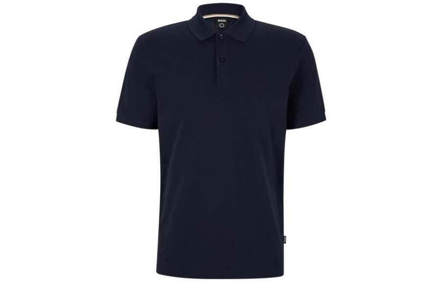 HUGO BOSS Boss HUGO BOSS Pallas Embroidered Straight Hem Polo Shirt