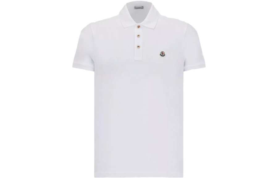 Moncler Logo Patch Polo Shirt Polo Shirt Men's Clothing