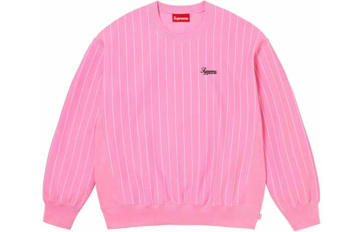 Supreme Supreme Pinstripe Crewneck