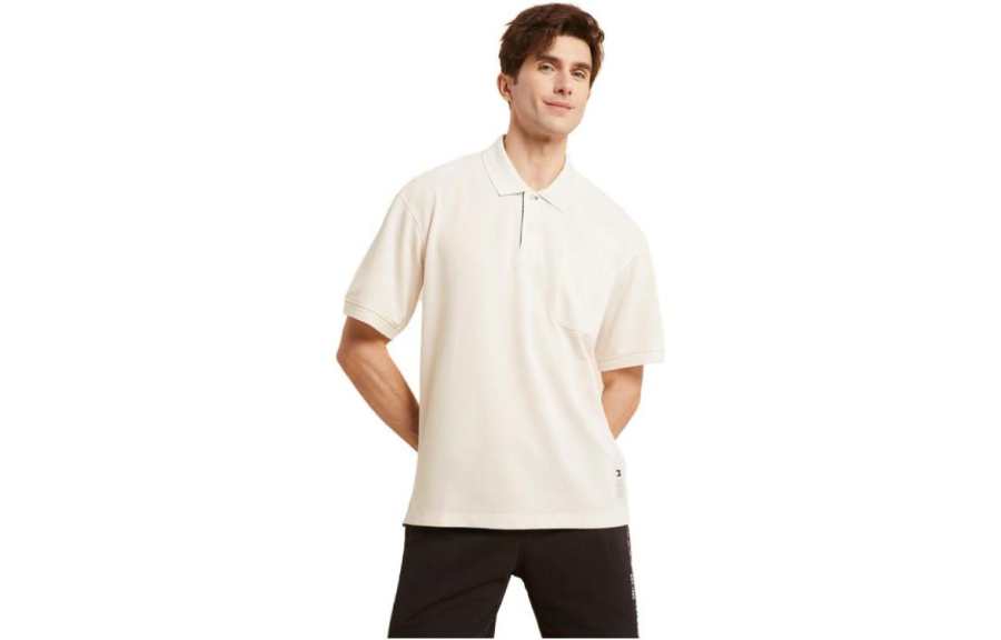 Tommy Hilfiger Polo Shirt Men's Ecru