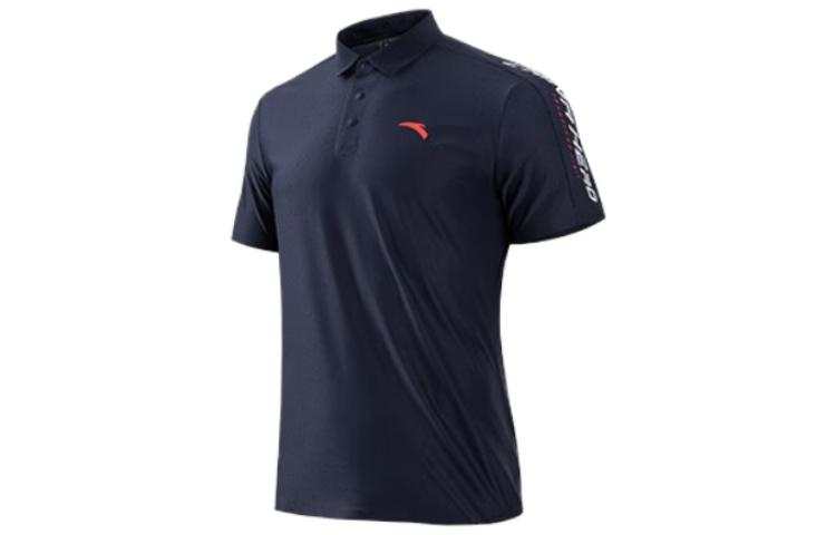Anta Variety Training Collection Polo Shirt Men's Midnight Blue