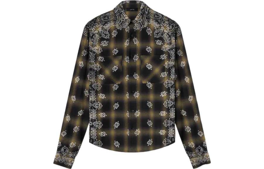 AMIRI AMIRI Bandana-print Checked Shirt