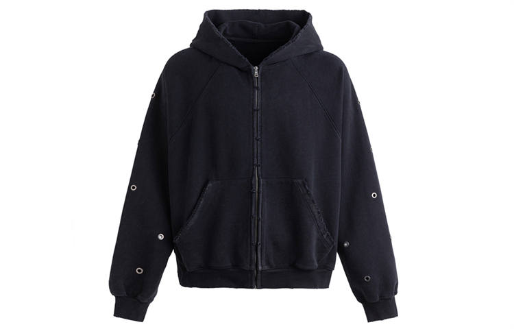 FRKM Sweatshirts Unisex Hooded Moderate Cardigan