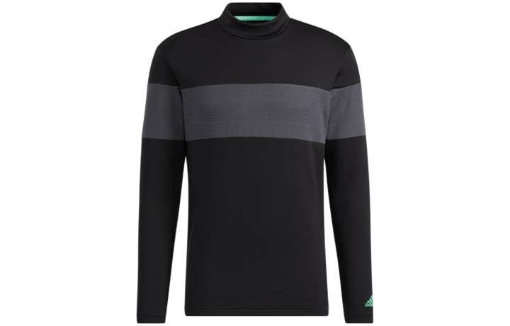 Adidas Adidas Shirts Men's Black Half Turtleneck Moderate Straight Fit