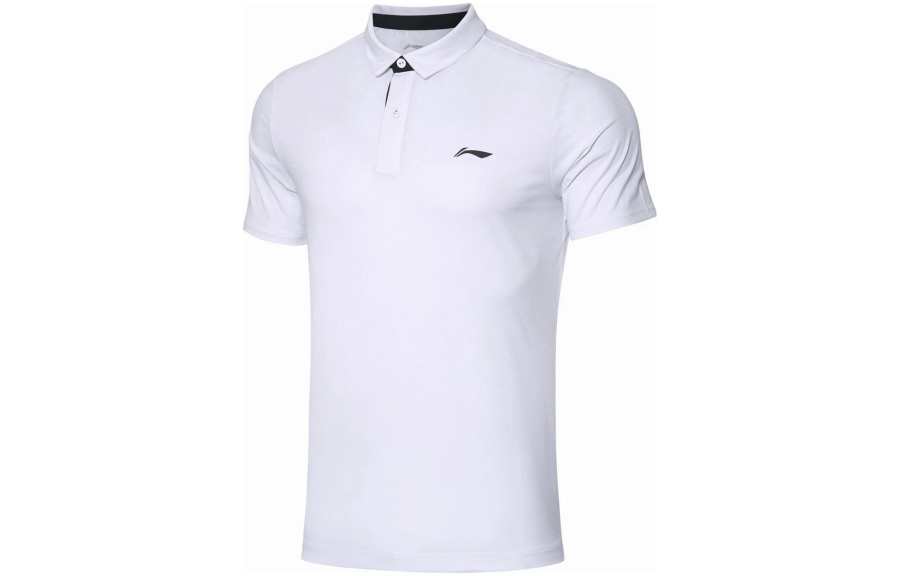 Li-Ning Li Ning Fitness Series Polo Shirt Men's Standard White