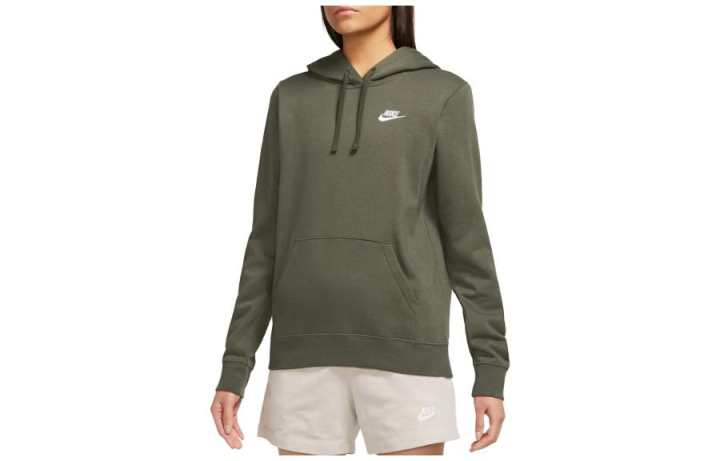 Nike Nike Sweatshirts Unisex Green Hooded Moderate Regular