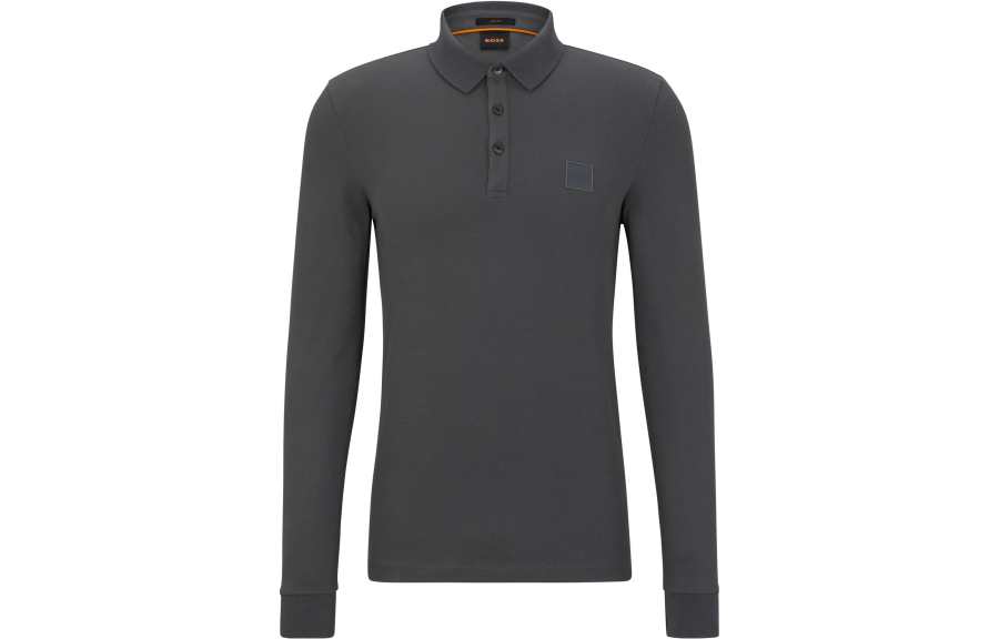 HUGO BOSS Boss Logo patch Stretch cotton Polo Shirt