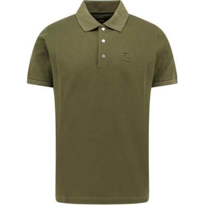 FENDI FENDI Ff Embossed Short Sleeved Polo Shirt