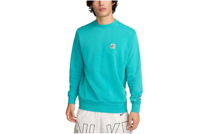 Nike Nike Sweatshirts Men's Teal Crew Neck Moderate Regular