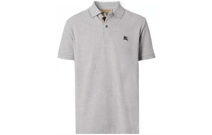 Burberry Oxford Logo Embroidered Polo