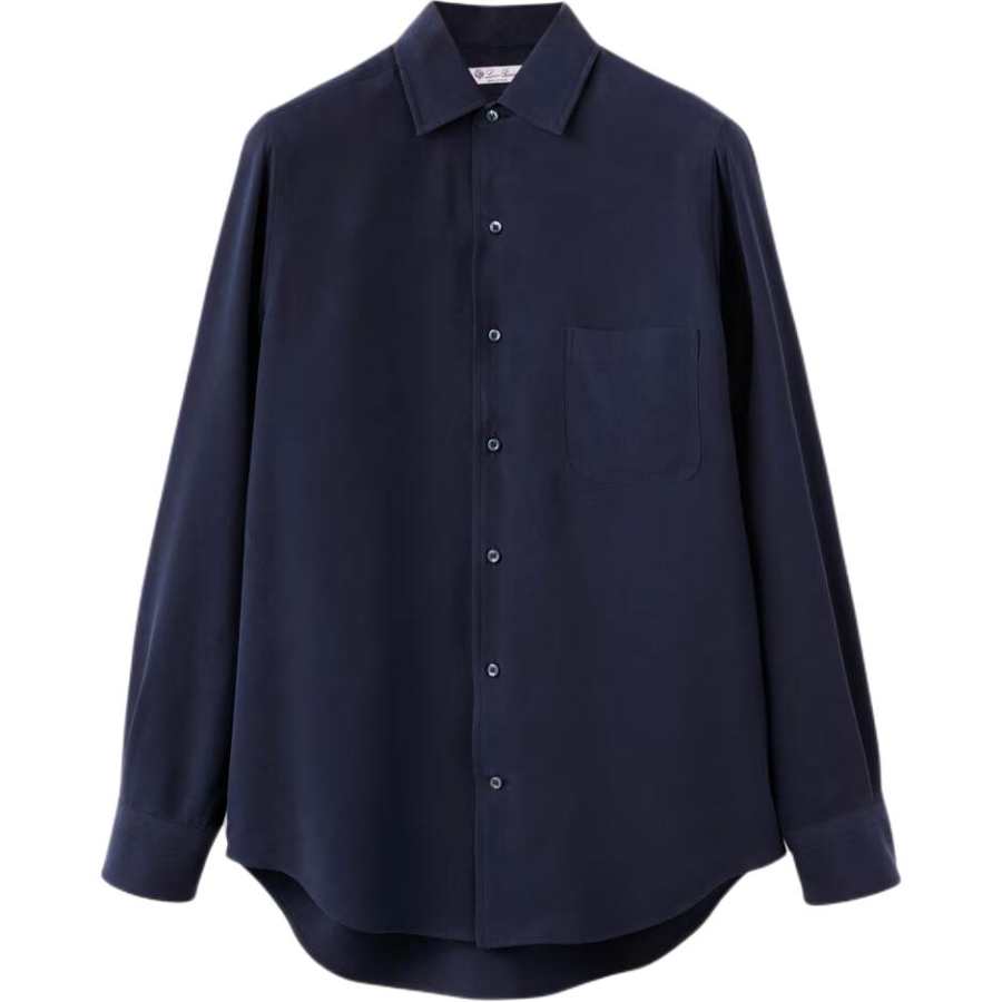 Loro Piana André Shirt Men's Marine Blue
