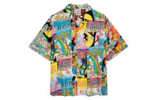 AMONSTER X CAREBEARS Shirts Unisex Cuban Collar Thin Hawaii