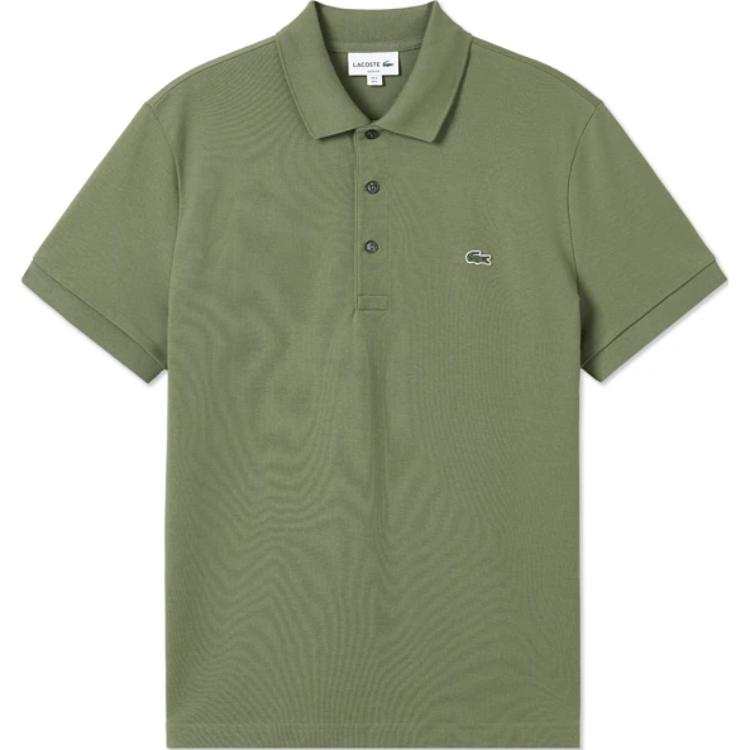 LACOSTE SS25 Polo Shirt Men's BMY/Khaki Green