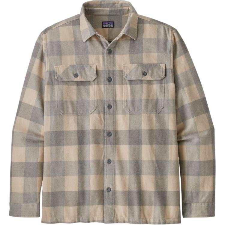 Patagonia Shirts Men's Khaki Lapel Moderate