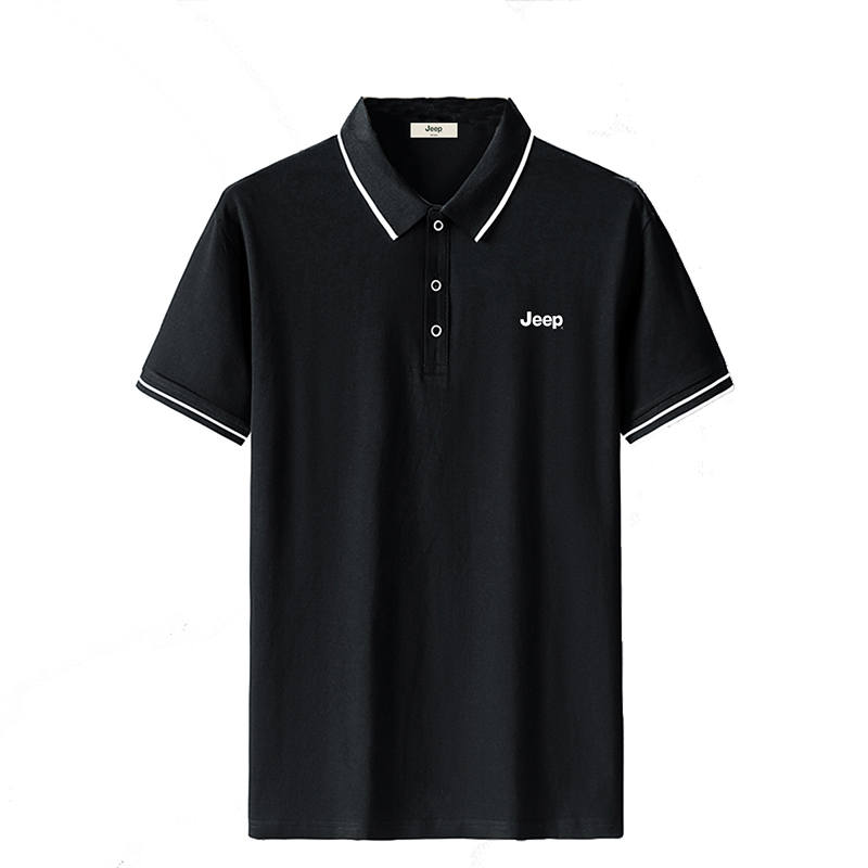 Jeep Polo Shirts Unisex Polo Collar Moderate Straight Fit