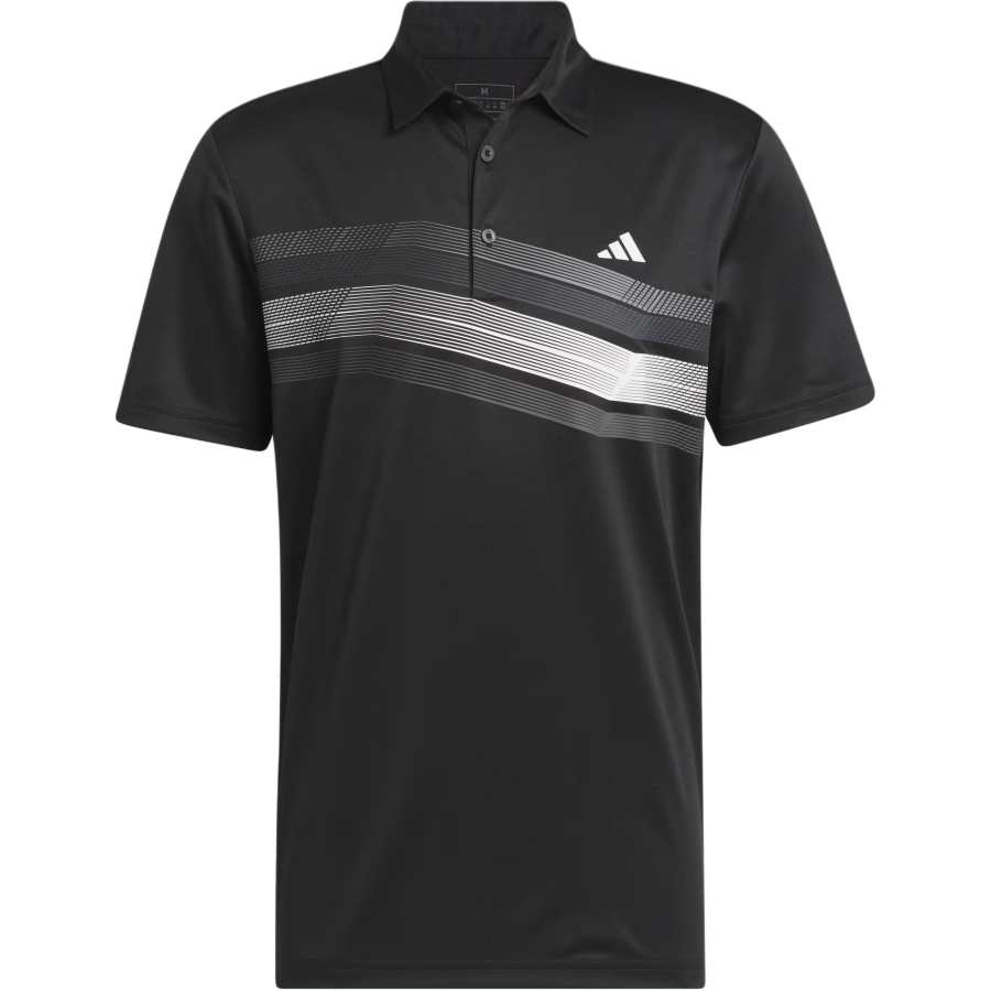Adidas Adidas CORE CHEST STRIPE Polo Shirt Men's Black