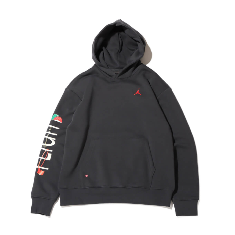 Jordan Jordan AIRTIST Sweatshirts Unisex Gray Hooded Moderate Regular