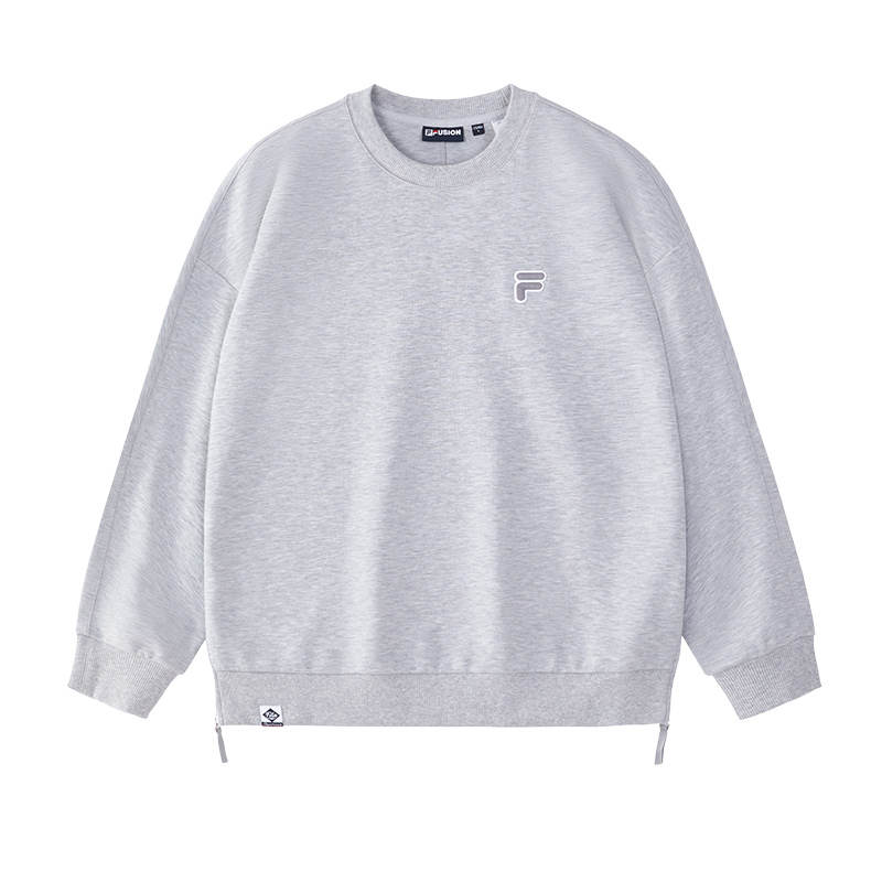 FILA FUSION LIFE Sweatshirt Unisex Cloud Gray Heather Gray